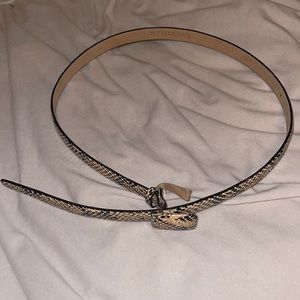 Ann Taylor Snakeskin Belt